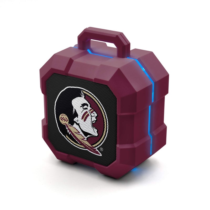 SOAR NCAA Shockbox LED Wireless Bluetooth Speaker, Florida State Seminoles - Image 1